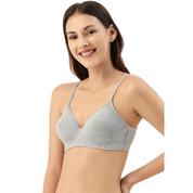 AMANTE BRA10202 Cotton Casual Lightly Padded Non-Wired Full Coverage T-Shirt Bra