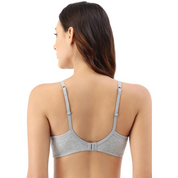 AMANTE BRA10202 Cotton Casual Lightly Padded Non-Wired Full Coverage T-Shirt Bra