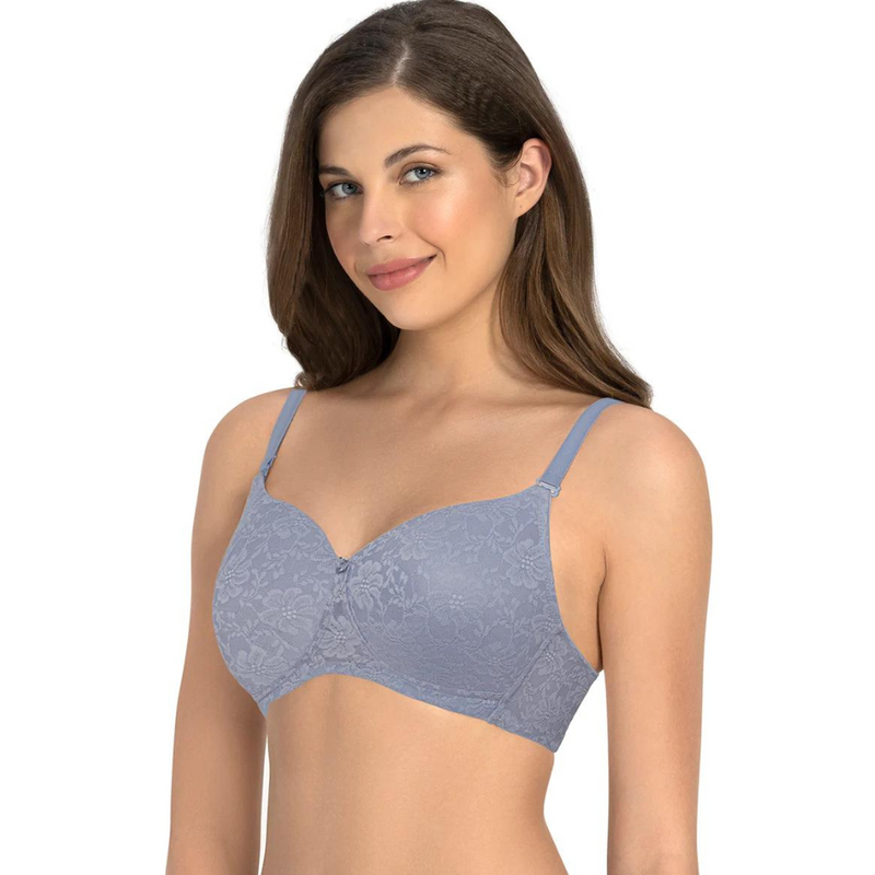 AMANTE BRA10306 Floral Romance Padded Non-wired Lace Bra