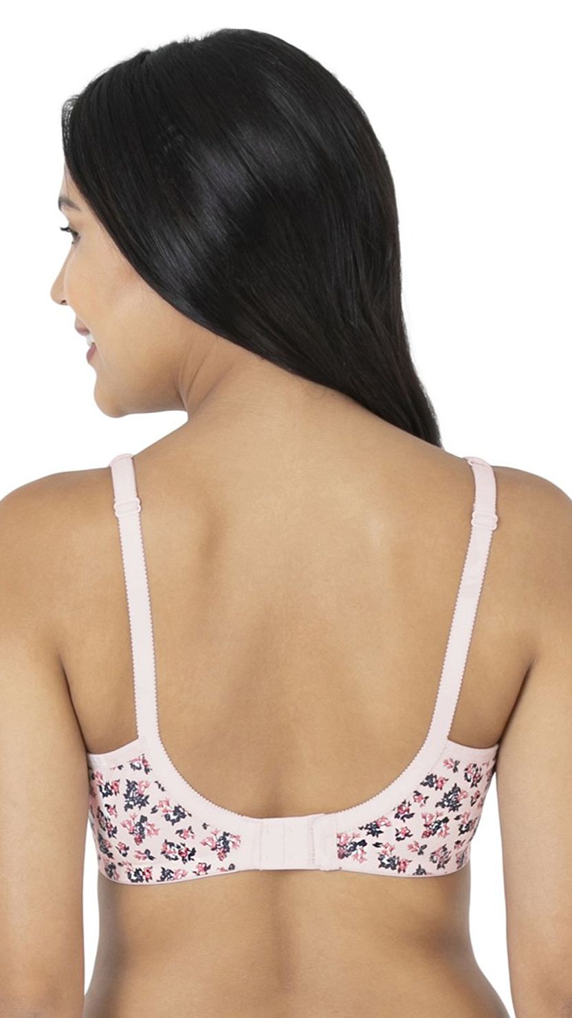 Amante Floral Print Non Padded Wirefree Contour Support Bra