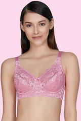 AMANTE BRA75101 Cotton Lace Support Non Padded Non-Wired Bra