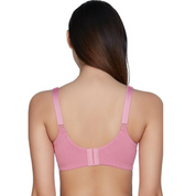 AMANTE BRA75101 Cotton Lace Support Non Padded Non-Wired Bra