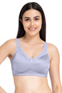 AMANTE BRA -BRA78001 Elegant Support Non-padded & Non-wired Soft Gray Bra