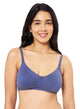AMANTE BRA78101 All Day Comfort Non-padded & Non-wired Crown Blue Bra