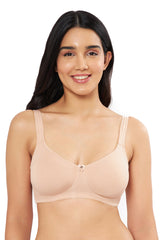 AMANTE BRA78501 Magic Shaper Non Padded Non Wired Support Minimizer Hazelnut Bra