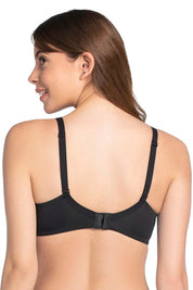 AMANTE BRA -BRA81601 Smooth Moves Padded Wired T-Shirt Bra - Black