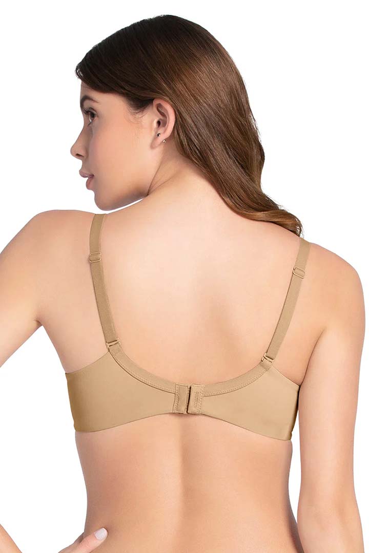 AMANTE BRA -BRA81601 Smooth Moves Padded Wired T-Shirt Bra - Sandalwood