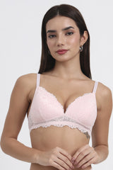 SLUUW SB013 Softpink Elegance Lace Padded Bralette