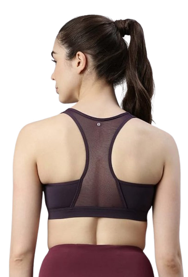 Enamor-SB11 High Impact Sports Bra Padded, Wirefree & Front Zipper