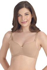 AMANTE BRA-BRA75501 Sandalwood Essential Padded Wirefree Bra