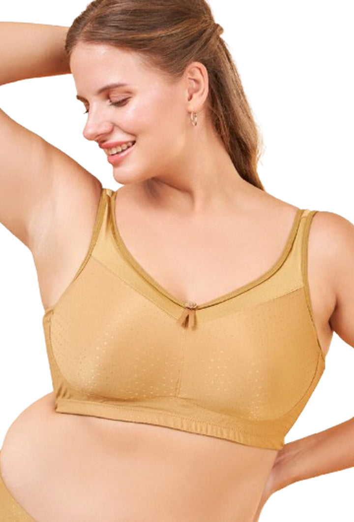 ENAMOR BRA-FB12 /2 Smooth Super Lift Full Support Minimizer Bra - Non-Padded Wirefree Full Coverage