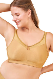 ENAMOR BRA-FB12 /2 Smooth Super Lift Full Support Minimizer Bra - Non-Padded Wirefree Full Coverage