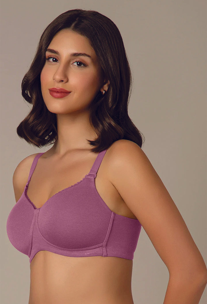 AMANTE BRA-BRA75501 Mellow Mauve Essential Padded Wirefree Bra