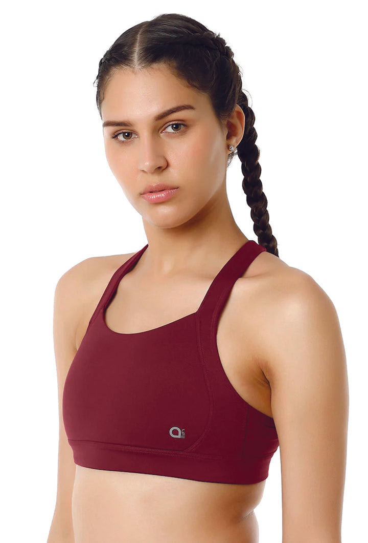 AMANTE BRA-ABR98801 Energize High Impact Round Neck Sports Bra