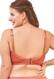 ENAMOR BRA-F124  Body Transform Smoothening Minimizer Bra for Women - Non Padded, Wired and Full Coverage