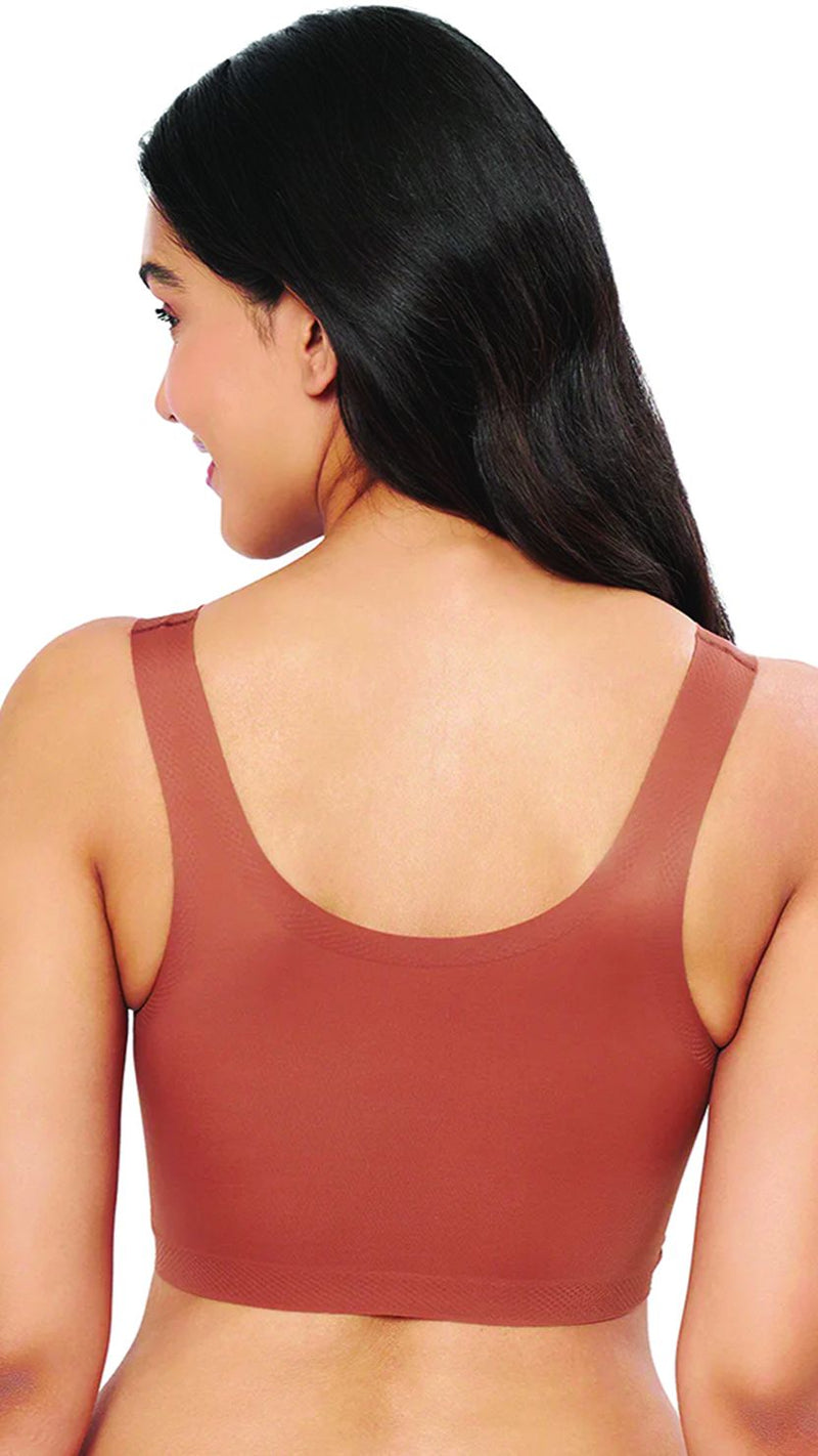 Amante Seamless Scoop Neck Removable Pads Bra