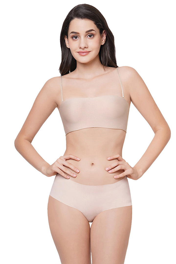 WACOAL BRA WB3B530IN Basic Mold Padded Wired Half Cup Strapless Bandeau T-Shirt Bra