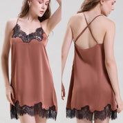 Mysthelle BRONZE LACE DRESS