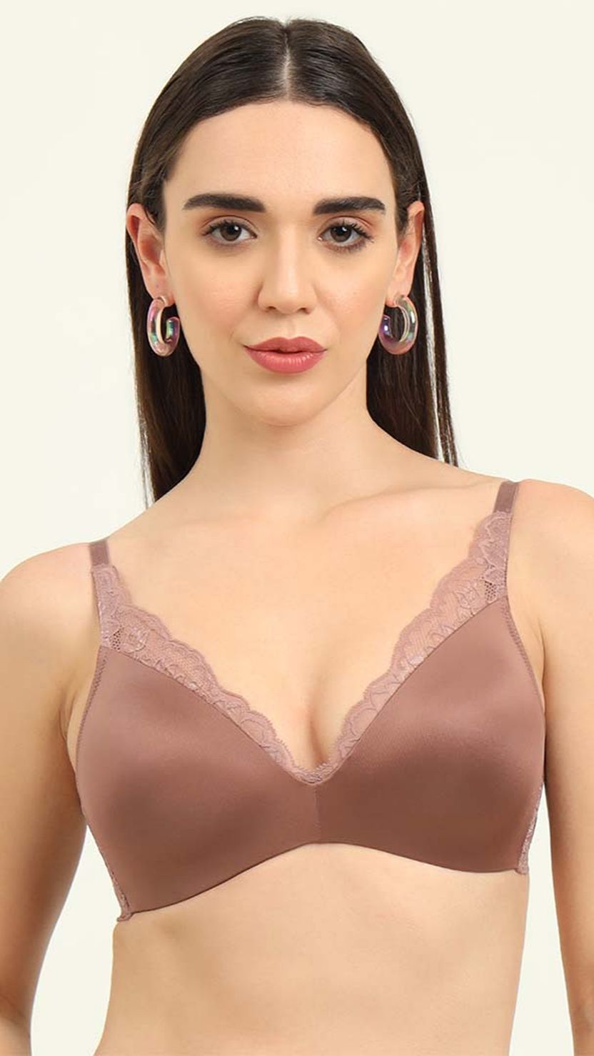 Triumph Skin Floral Lace Seamless Padded T-Shirt Bra