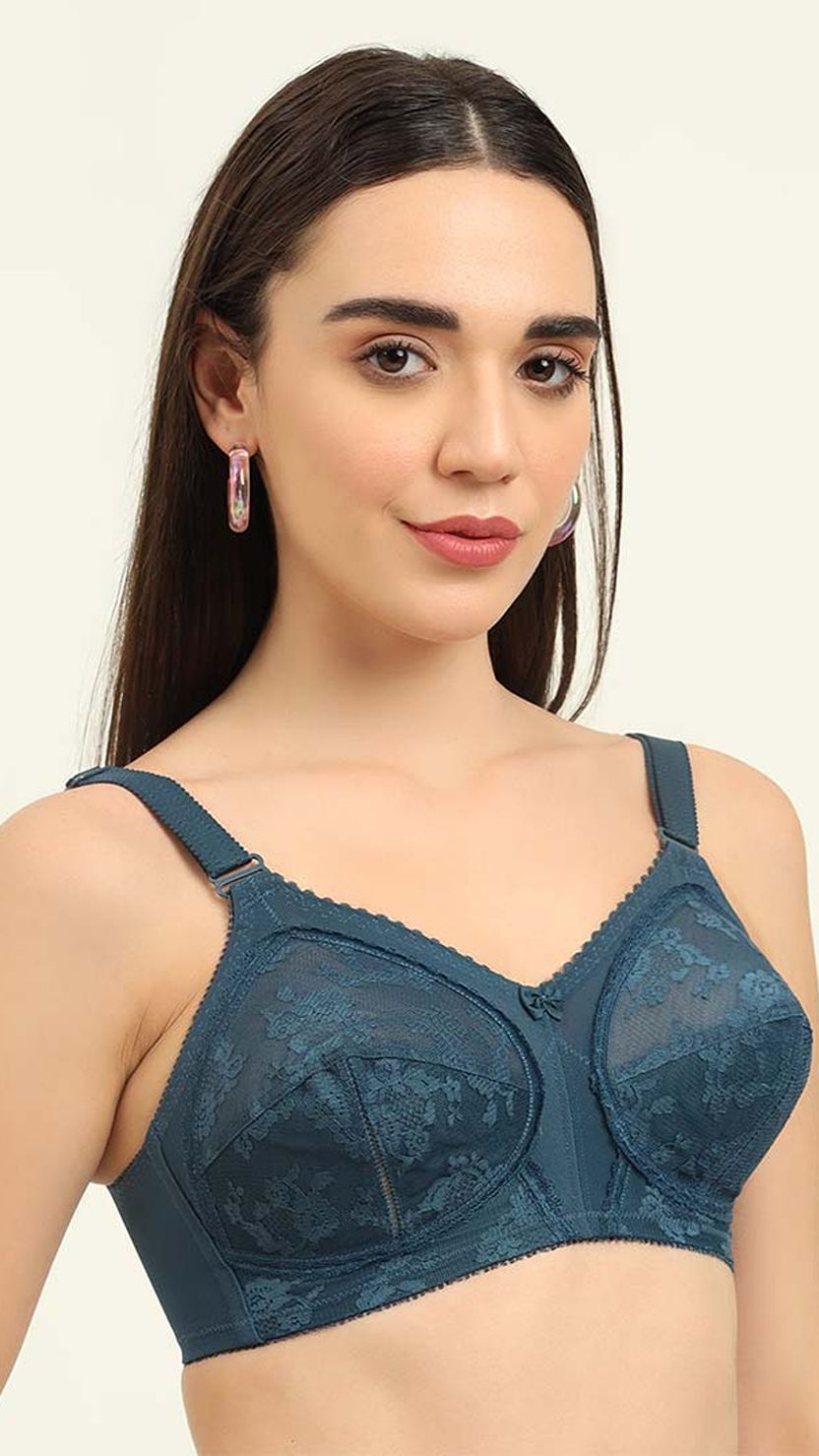 Triumph Navy Blue Doreen Support Big-Cup Wireless Support Bra