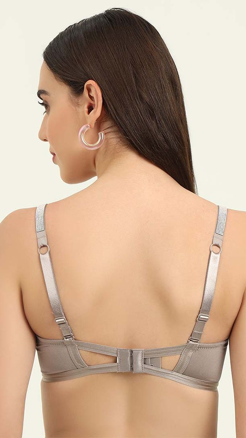 Triumph Grey Wire-Free Casual T-Shirt Bra