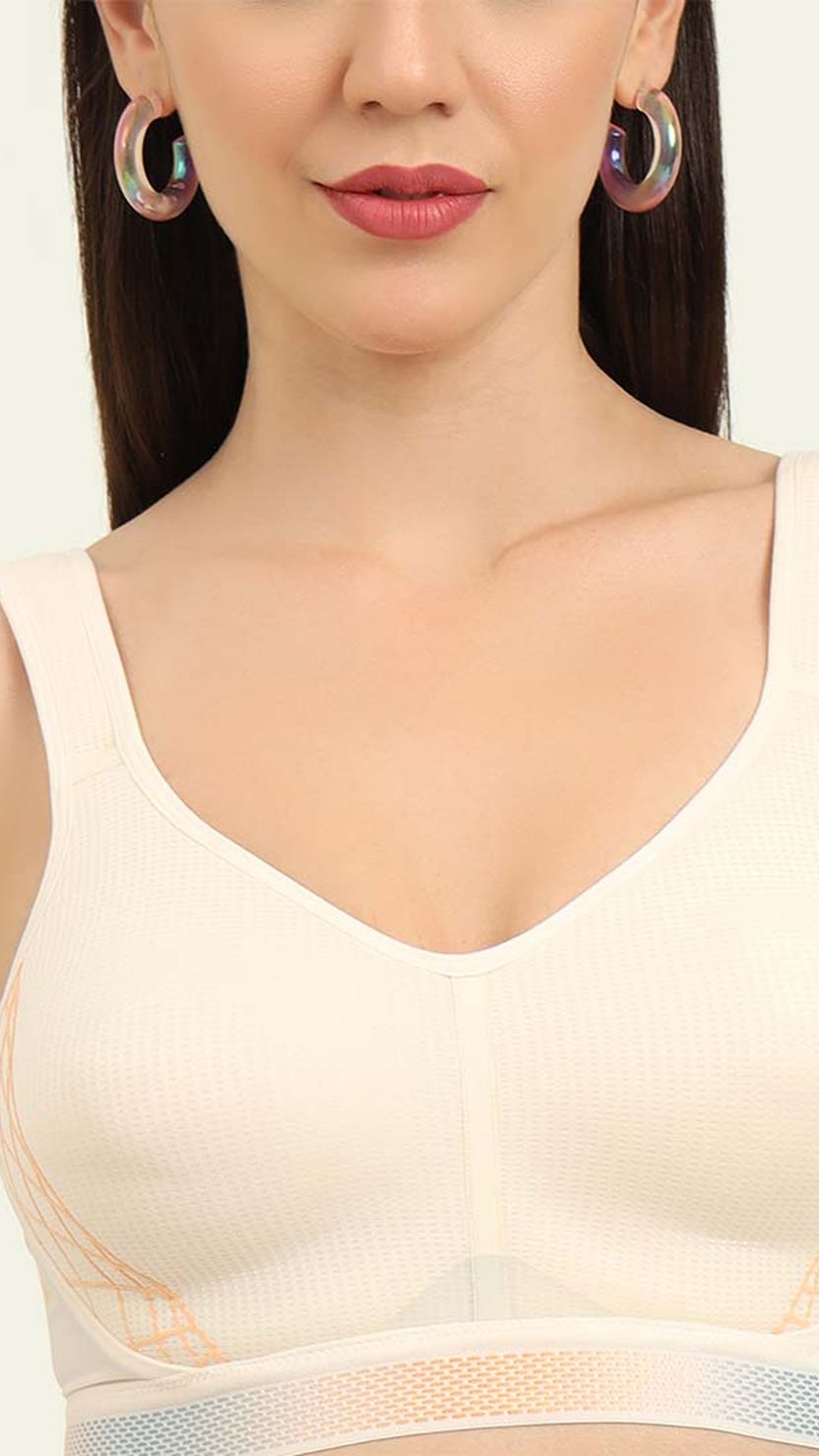 Triumph Peach Cardio Cloud High-Impact Sports Bra