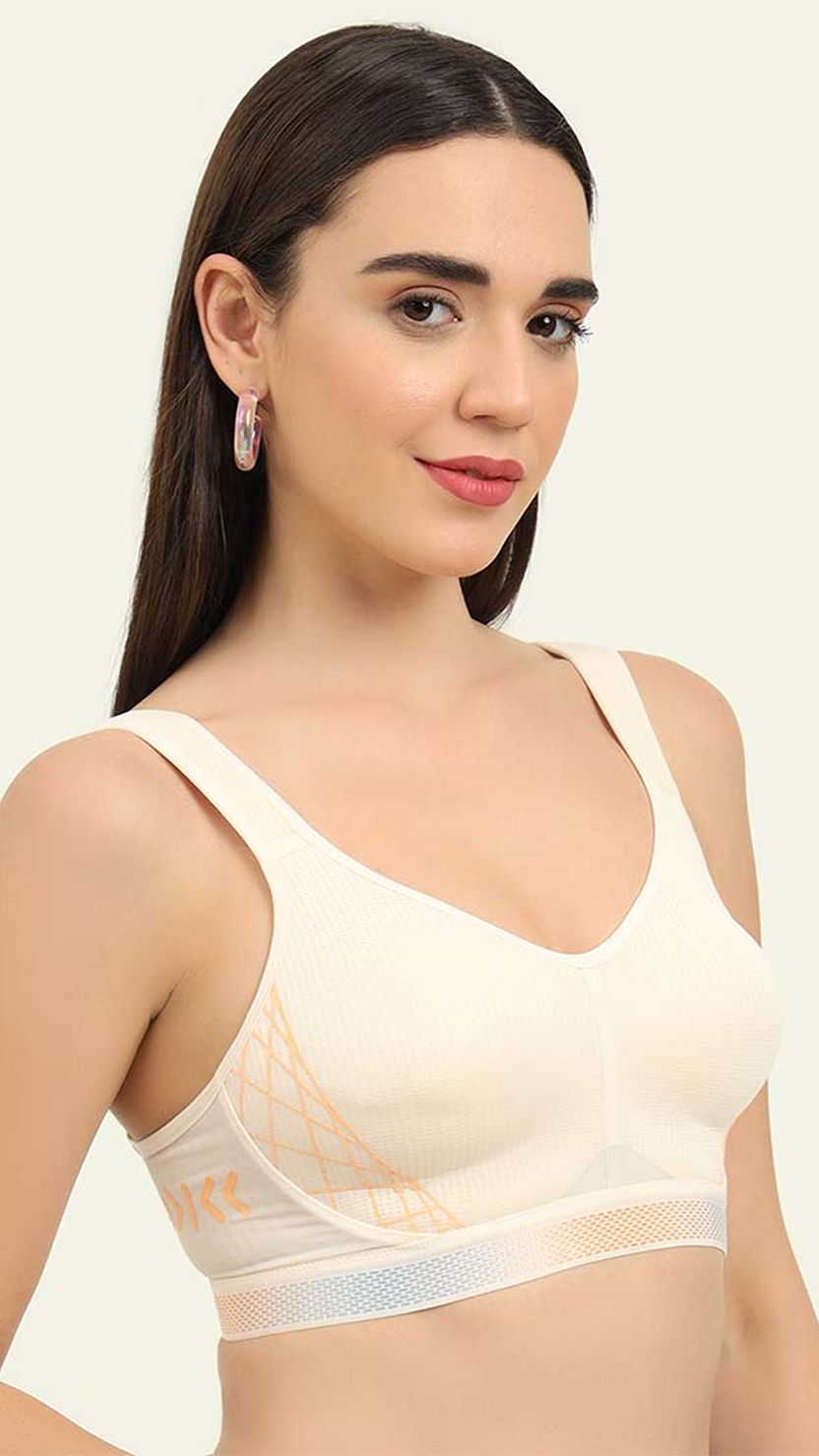 Triumph Peach Cardio Cloud High-Impact Sports Bra