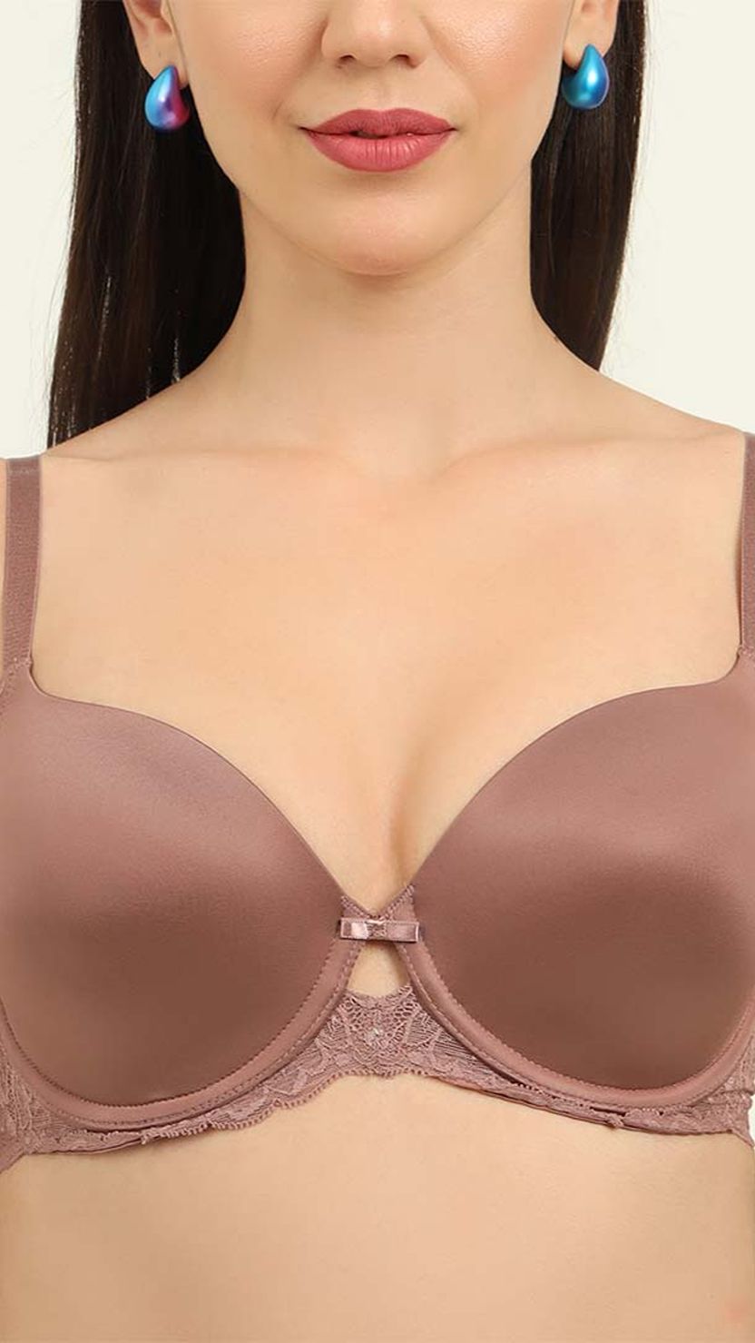 Triumph Brown Underwired Minimizer Padded Bra