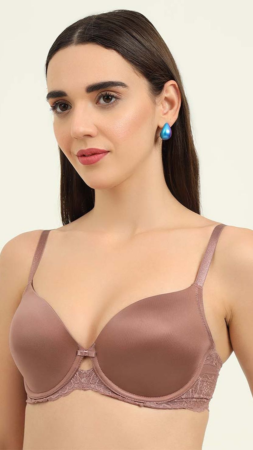 Triumph Brown Underwired Minimizer Padded Bra