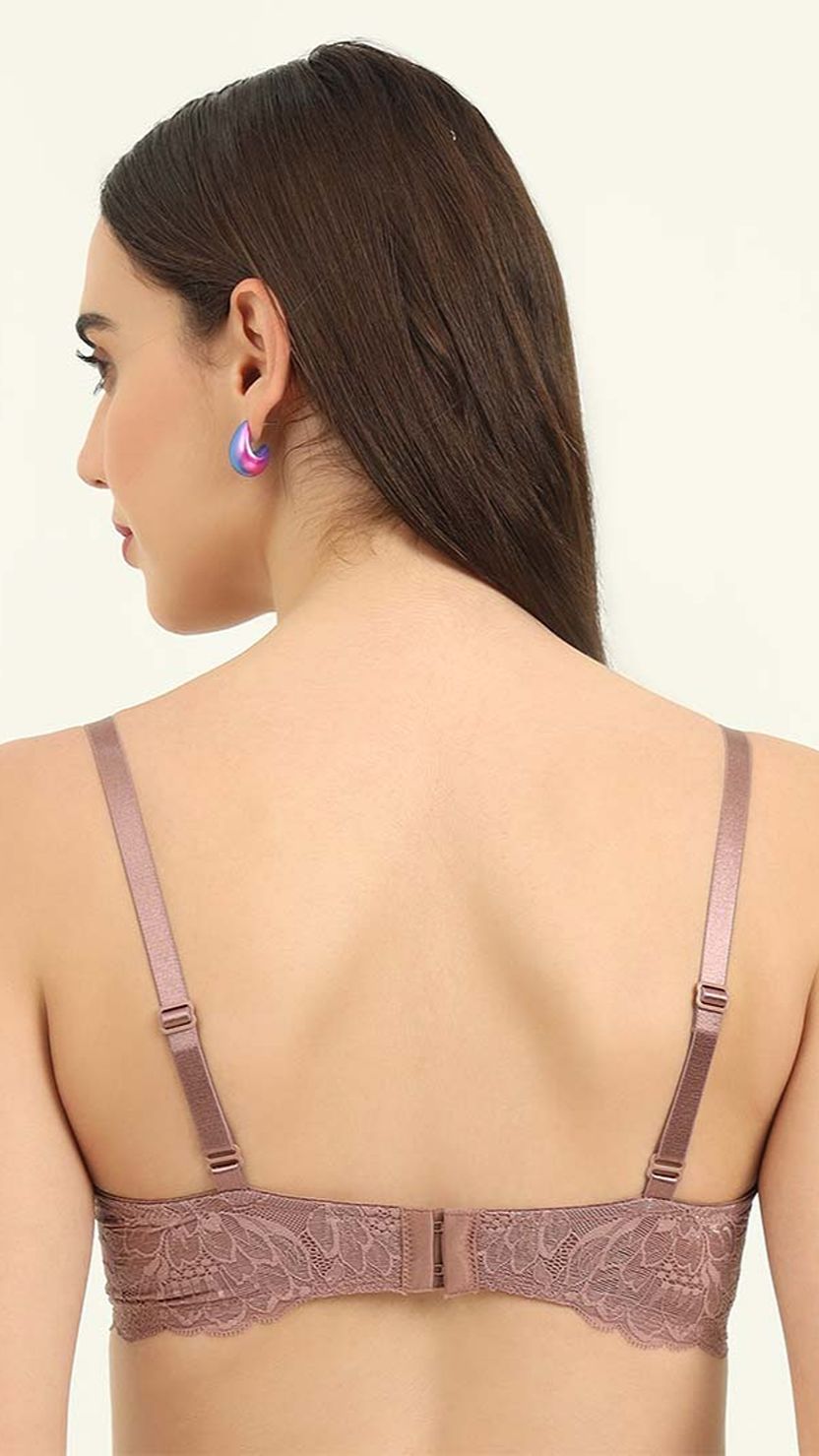 Triumph Mauve Wired Padded T-Shirt Bra
