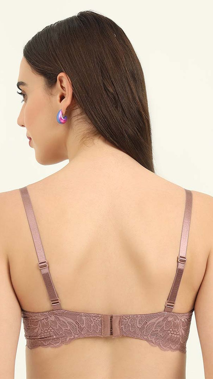 Triumph Brown Underwired Minimizer Padded Bra