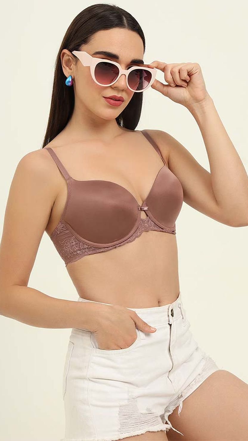 Triumph Mauve Wired Padded T-Shirt Bra