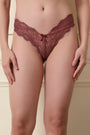 AXTZH Mocha Kiss Lace Panty XTHGFNET8002IO-ROSE