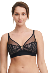 CHANTELLE C21S20 Graphic Support Lace Wireless Bra 