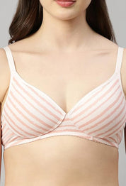 ENAMOR BRA-A039 /2 Perfect Coverage T-Shirt Bra - Supima Cotton Padded Wirefree Medium Coverage