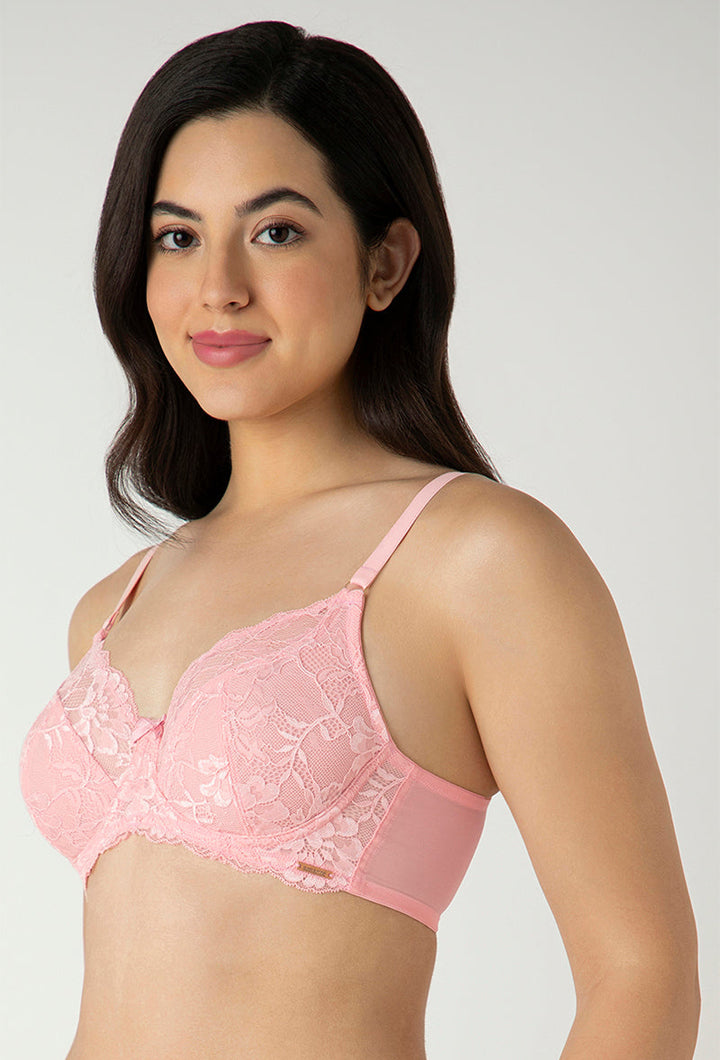 AMANTE BRA -BRA101601 ROSE ELEGANCE Luxe Support Non-Padded Wired  Bra