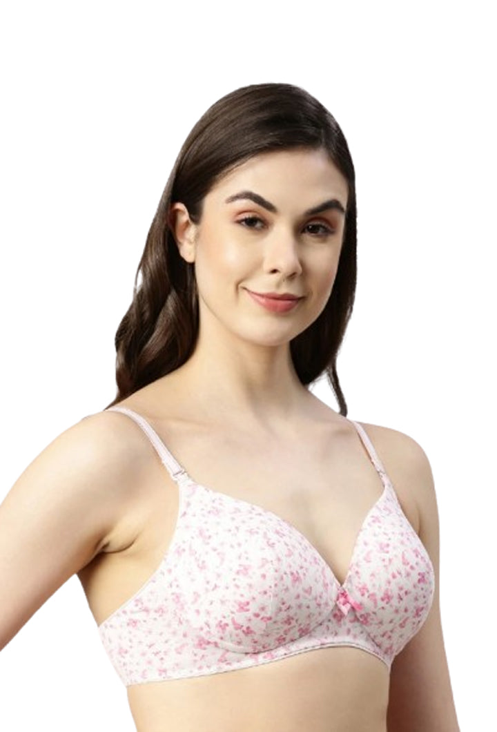 Enamor-F065 Invisible Neckline T-Shirt Bra - Padded & Wirefree