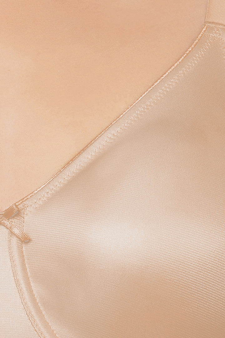 WACOAL BRA BI05D04 BE Pixie 2.0 Non Padded Wired Full Cup Everyday Wear Plus Size Full Support Minimizer Bra - Beige