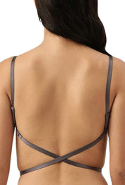 ENAMOR BRA-F058 Enamor Women's Nylon Plunge Full-Coverage Bra