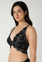 AMANTE BRA-BRA06001 Femme Lace Padded Non-Wired Demi Bra