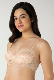 AMANTE BRA-BRA05701 Demure Padded Non-Wired Demi Bra