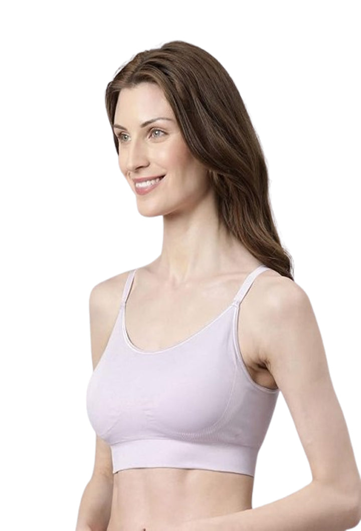 ENAMOR BRA-F037 Enamor FlexiFree Ultimate Comfort Seamless No -pinch T-shirt Bra for Women- High Coverage, Padded and Wirefree