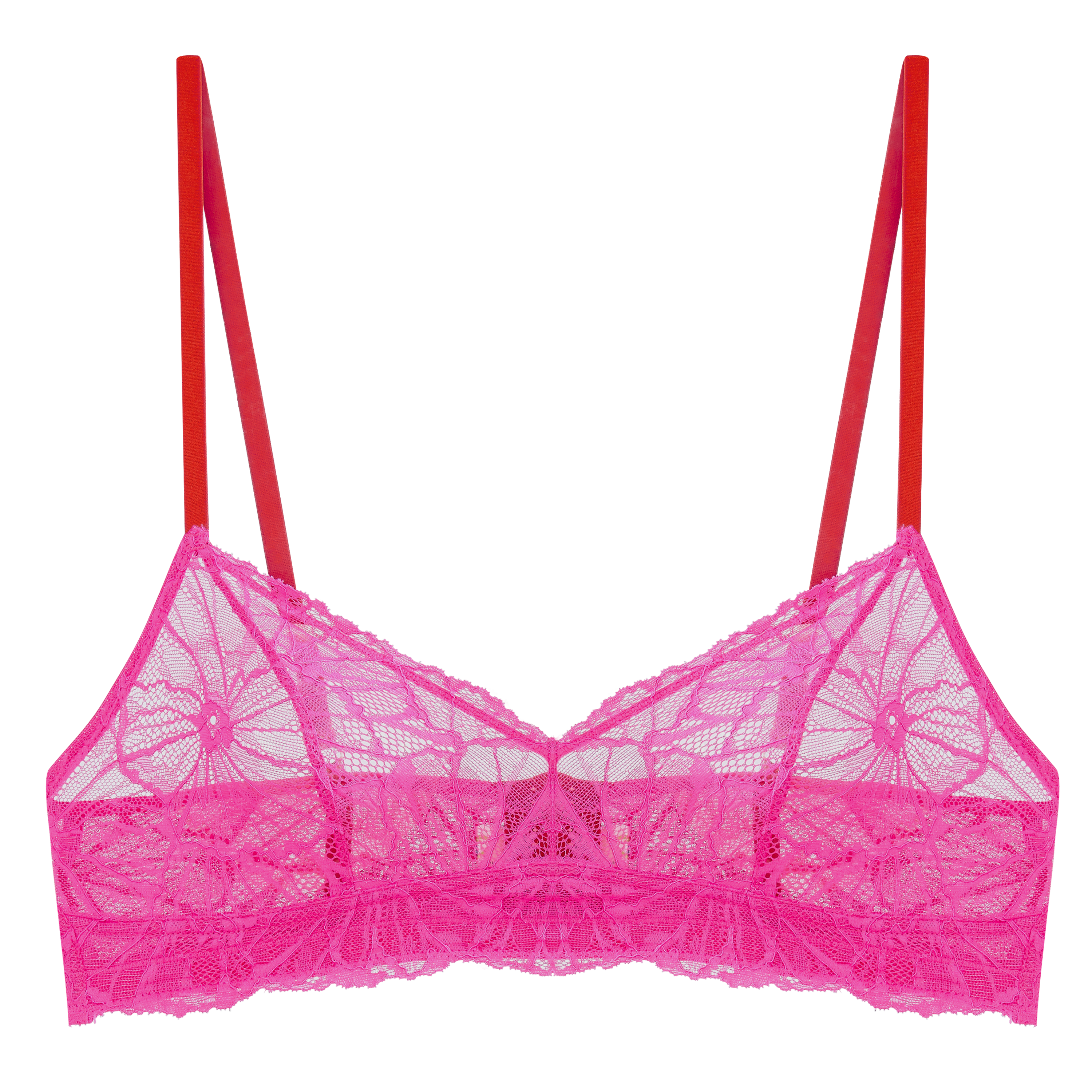 DORA LARSEN-DLAW24FLOSB Flora Graphic Lace Bralette