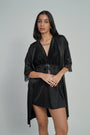 AXTZH Midnight Serenity Nightwear-X9565-BLACK-F11S