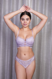 BELLAGIO Stylish Lace Panty Paired with Matching Bra for Women – Comfort Meets Allure BP5357-LILAC