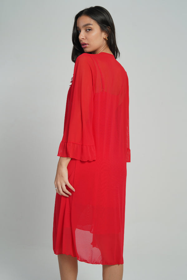 AXTZH Whispered Vows Two-Piece Bridal SetX0204-RED-F11N