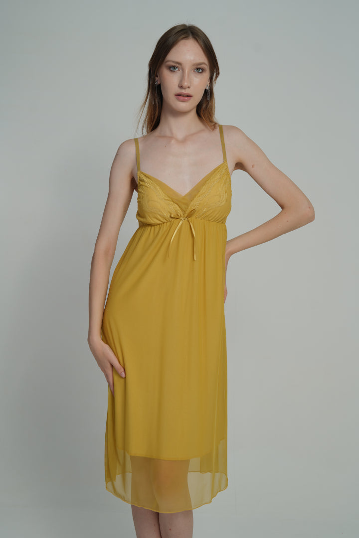 AXTZH Golden Hour Two-Piece Nightwear X0192-CANARY-F11N