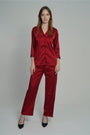 ANGELS Satin Nightwear Set FASHION NW AG1118-SCARLET-C2S