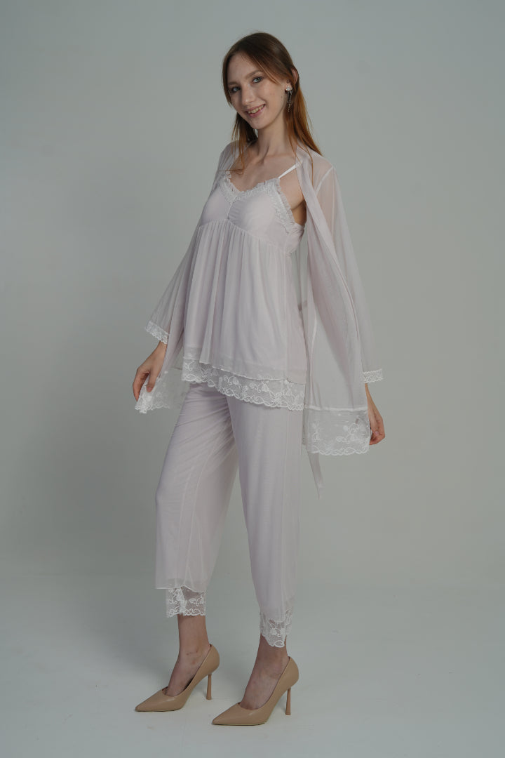 AXTZH Whispered Comfort Two-Piece Night wear X0154-ICE-F11N