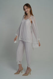 AXTZH Whispered Comfort Two-Piece Night wear X0154-ICE-F11N